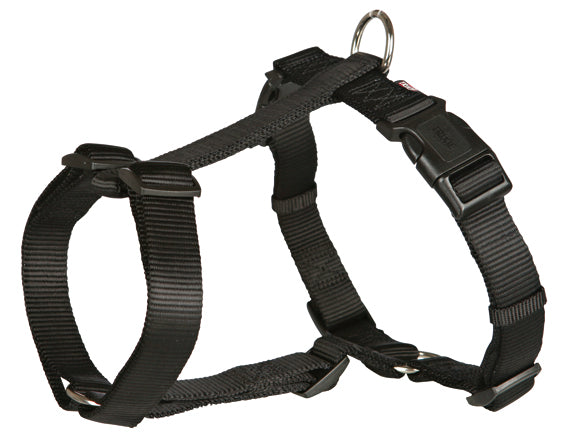Premium H-sele, M/L: 50-75 cm/25 mm, svart