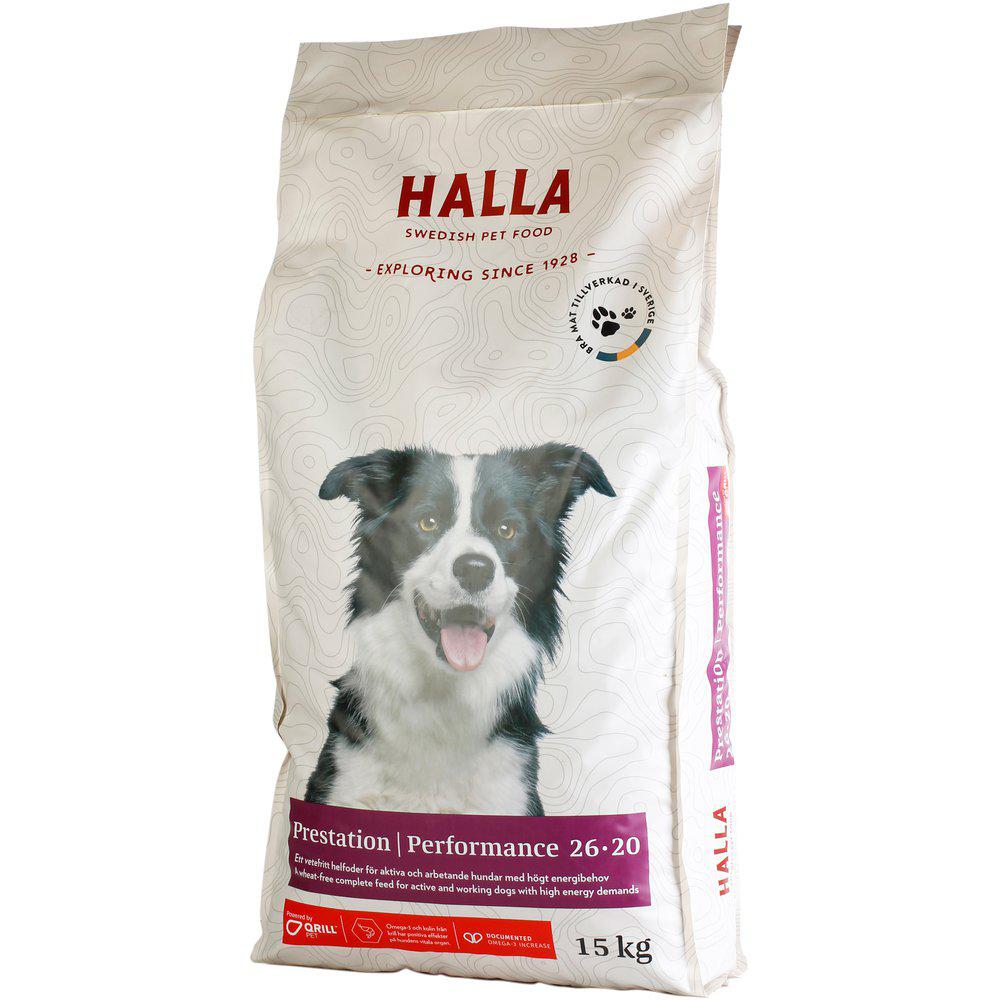 Halla Hundfoder Prestation Performance 26-20 15kg