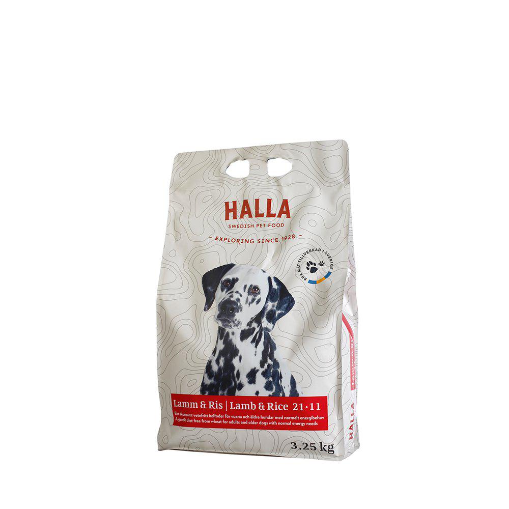 Halla Hundfoder Lamm & Ris 21-11 3.25kg