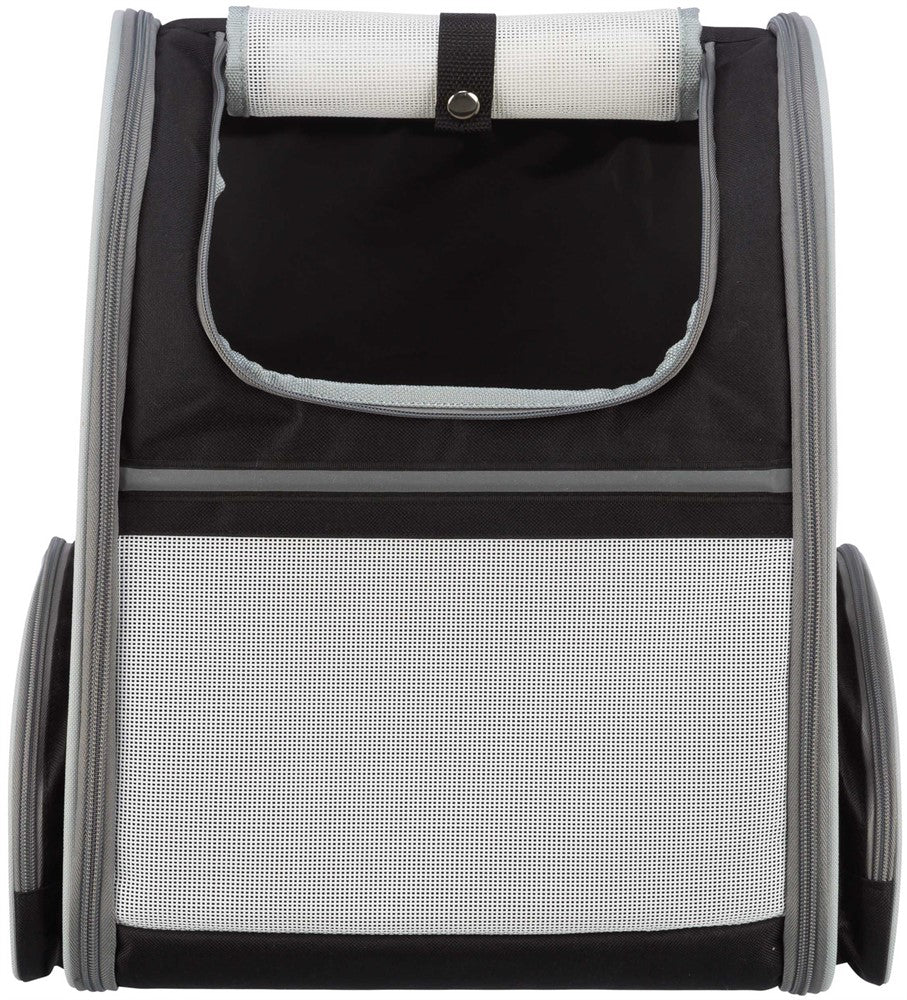 Ryggsäck Chloe, 39 × 43 × 27 cm, < 8 kg, ljusgrå/svart