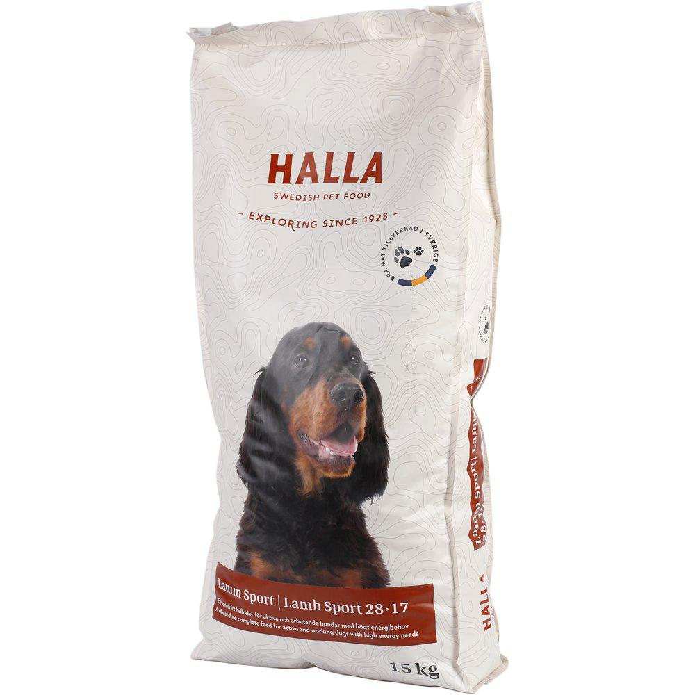 Hundfoder Halla Lamm Sport 28-17 15kg
